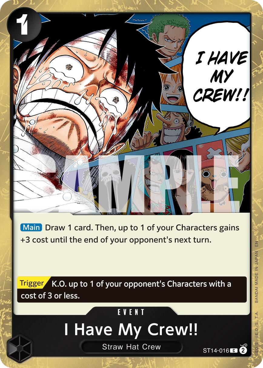 I Have My Crew!! (Pirate Foil) [Premium Booster -The Best- Vol. 2] | Card Merchant Takapuna