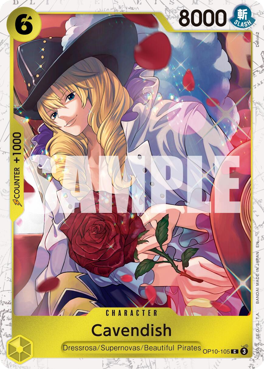 Cavendish (OP10-105) (Pirate Foil) [Premium Booster -The Best- Vol. 2] | Card Merchant Takapuna