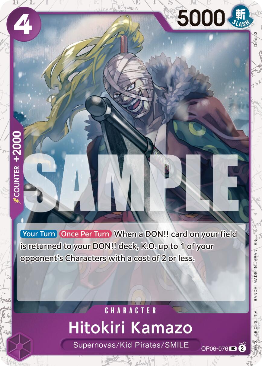 Hitokiri Kamazo (Pirate Foil) [Premium Booster -The Best- Vol. 2] | Card Merchant Takapuna