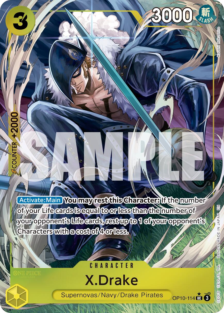 X.Drake (Alternate Art) [Premium Booster -The Best- Vol. 2] | Card Merchant Takapuna