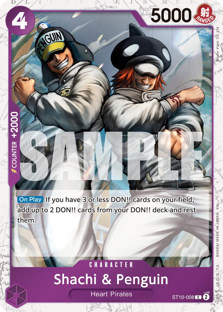 Shachi & Penguin (Pirate Foil) [Premium Booster -The Best- Vol. 2] | Card Merchant Takapuna