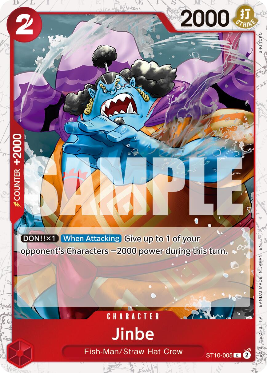 Jinbe (ST10-005) (Pirate Foil) [Premium Booster -The Best- Vol. 2] | Card Merchant Takapuna
