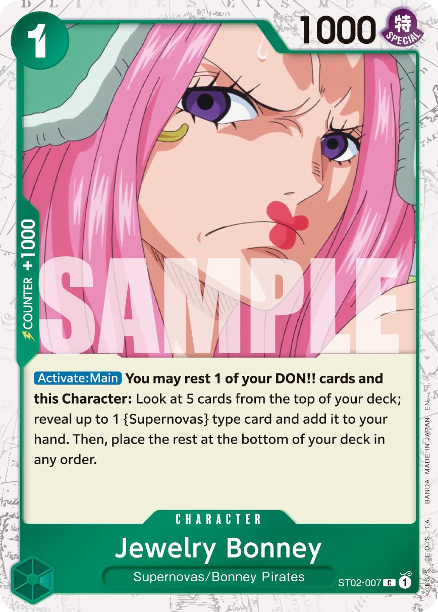 Jewelry Bonney (ST02-007) (Pirate Foil) [Premium Booster -The Best- Vol. 2] | Card Merchant Takapuna