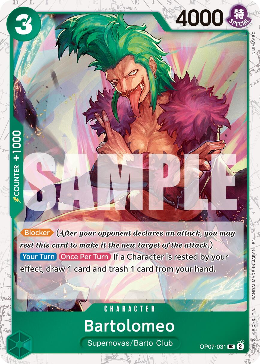 Bartolomeo (Pirate Foil) [Premium Booster -The Best- Vol. 2] | Card Merchant Takapuna