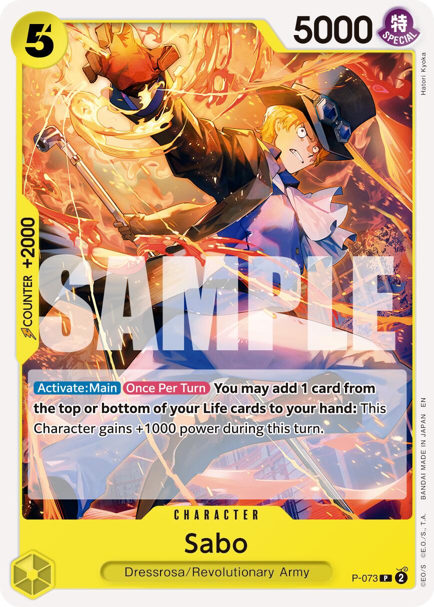 Sabo (P-073) (Reprint) [Premium Booster -The Best- Vol. 2] | Card Merchant Takapuna