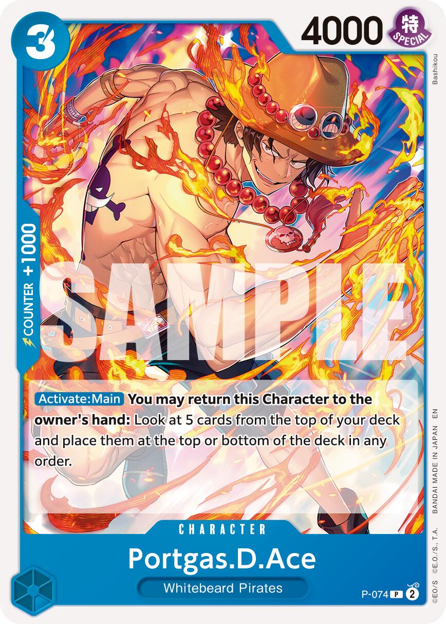 Portgas.D.Ace (P-074) (Reprint) [Premium Booster -The Best- Vol. 2] | Card Merchant Takapuna