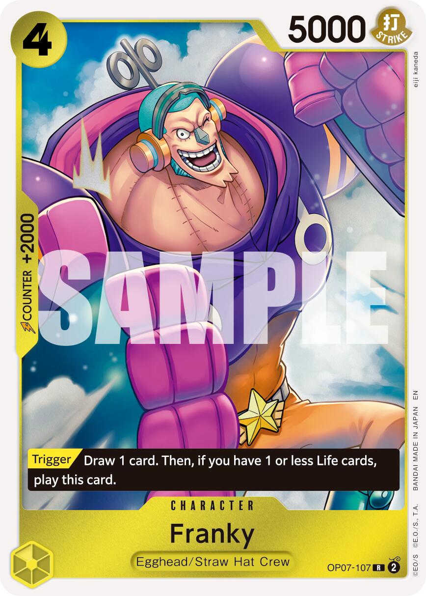 Franky (OP07-107) (Reprint) [Premium Booster -The Best- Vol. 2] | Card Merchant Takapuna