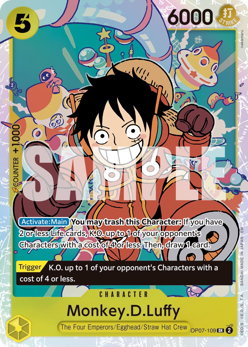 Monkey.D.Luffy (OP07-109) (Reprint) [Premium Booster -The Best- Vol. 2] | Card Merchant Takapuna