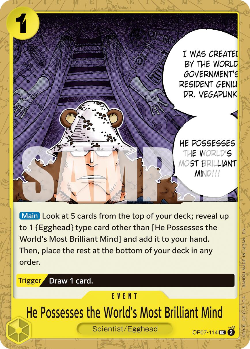He Possesses the World's Most Brilliant Mind (Reprint) [Premium Booster -The Best- Vol. 2] | Card Merchant Takapuna