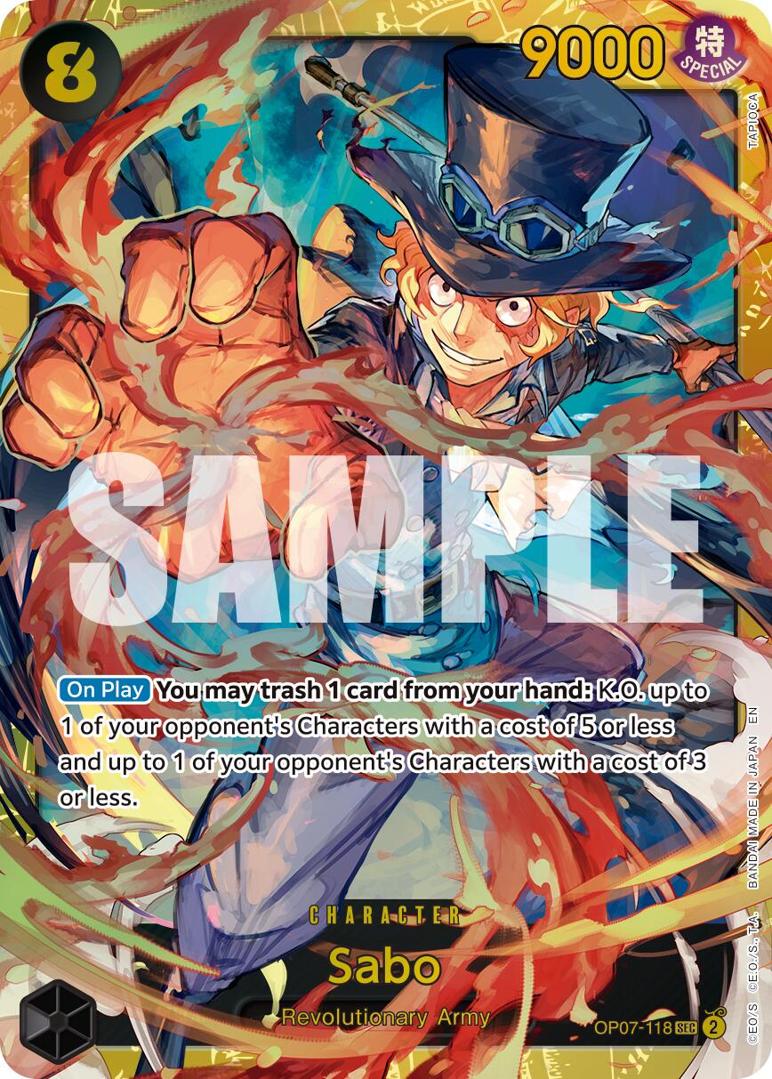 Sabo (OP07-118) (Reprint) [Premium Booster -The Best- Vol. 2] | Card Merchant Takapuna