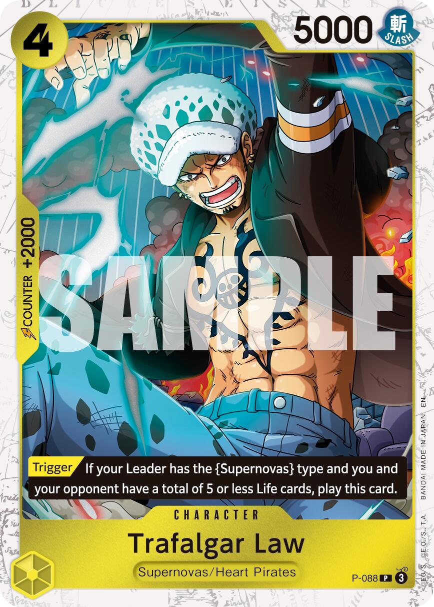 Trafalgar Law (P-088) (Pirate Foil) [Premium Booster -The Best- Vol. 2] | Card Merchant Takapuna