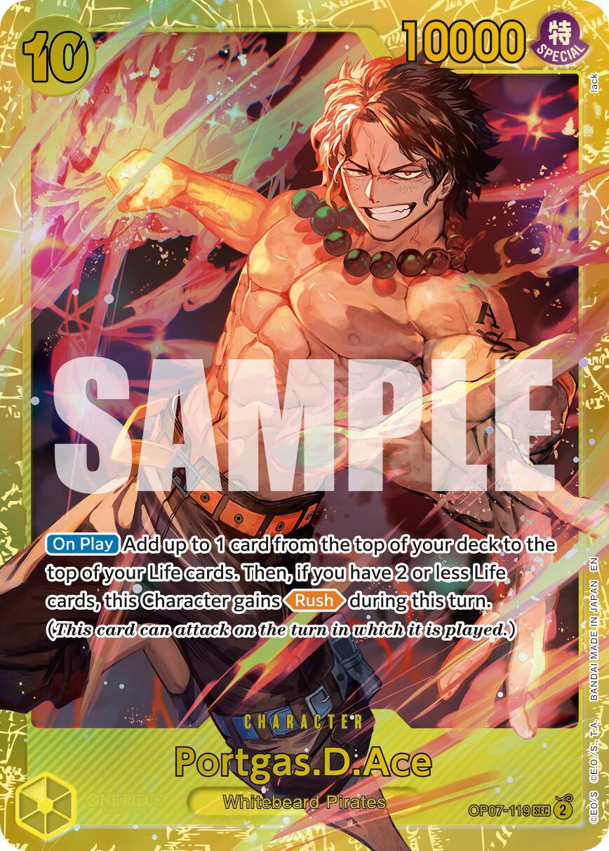 Portgas.D.Ace (OP07-119) (Reprint) [Premium Booster -The Best- Vol. 2] | Card Merchant Takapuna