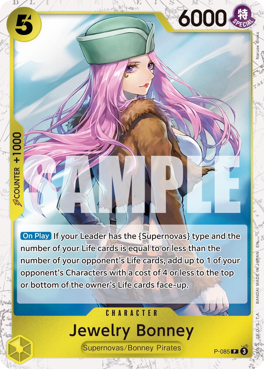 Jewelry Bonney (P-085) (Pirate Foil) [Premium Booster -The Best- Vol. 2] | Card Merchant Takapuna