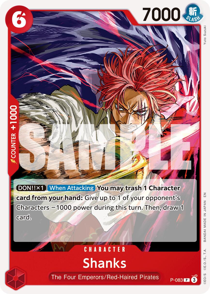 Shanks (P-083) (Reprint) [Premium Booster -The Best- Vol. 2] | Card Merchant Takapuna
