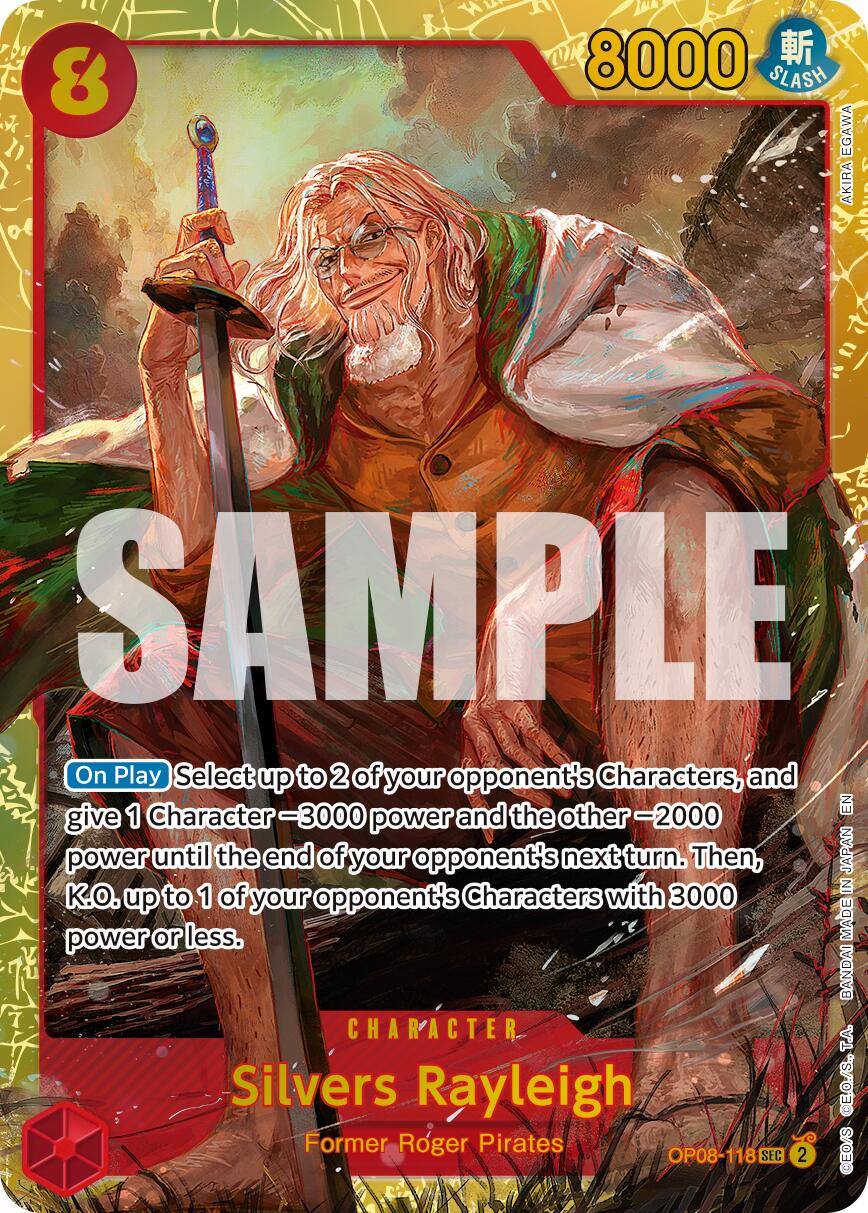 Silvers Rayleigh (OP08-118) (Reprint) [Premium Booster -The Best- Vol. 2] | Card Merchant Takapuna