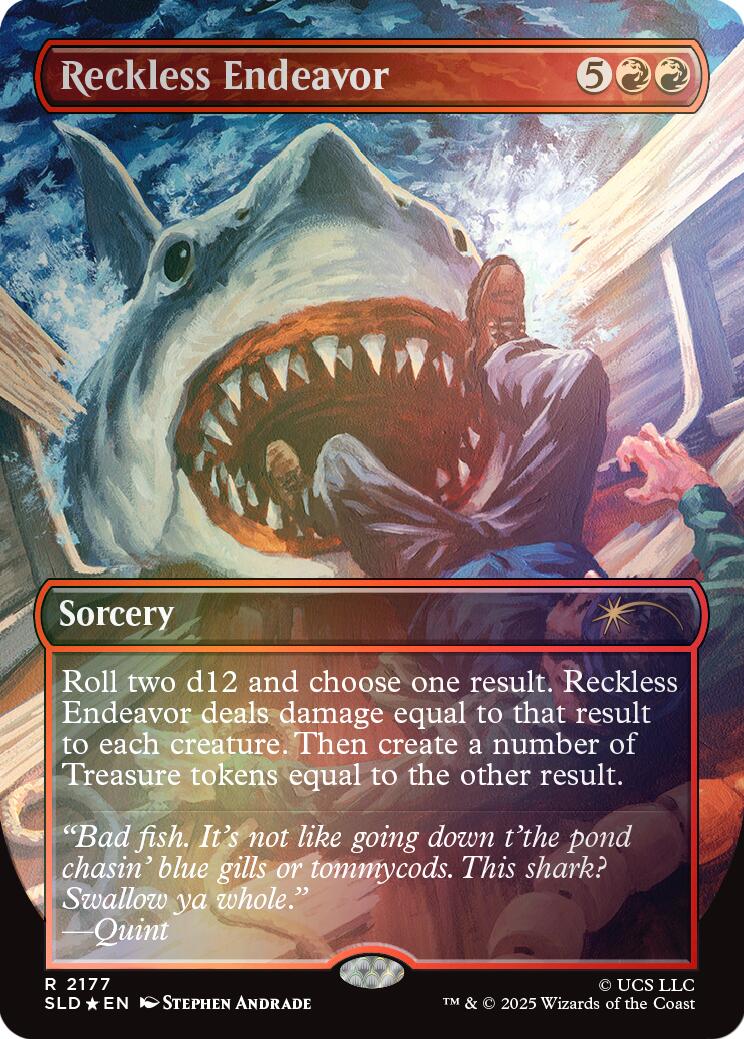 Reckless Endeavor (Rainbow Foil) [Secret Lair Drop Series] | Card Merchant Takapuna