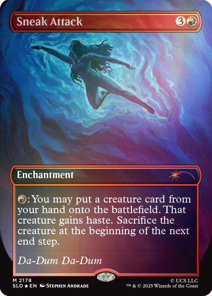 Sneak Attack (Rainbow Foil) [Secret Lair Drop Series] | Card Merchant Takapuna