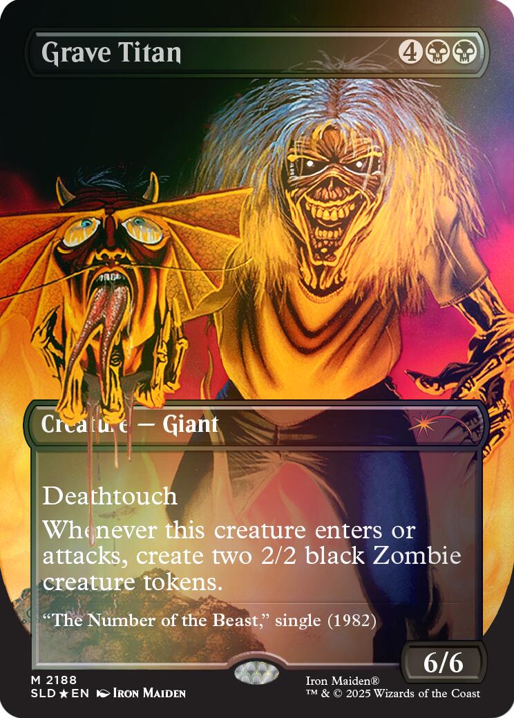 Grave Titan (2188) (Rainbow Foil) [Secret Lair Drop Series] | Card Merchant Takapuna