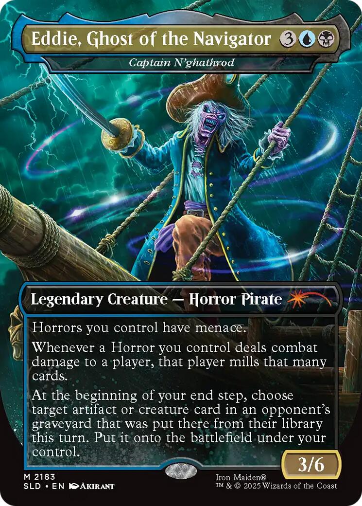 Eddie, Ghost of the Navigator - Captain N'ghathrod [Secret Lair Drop Series] | Card Merchant Takapuna