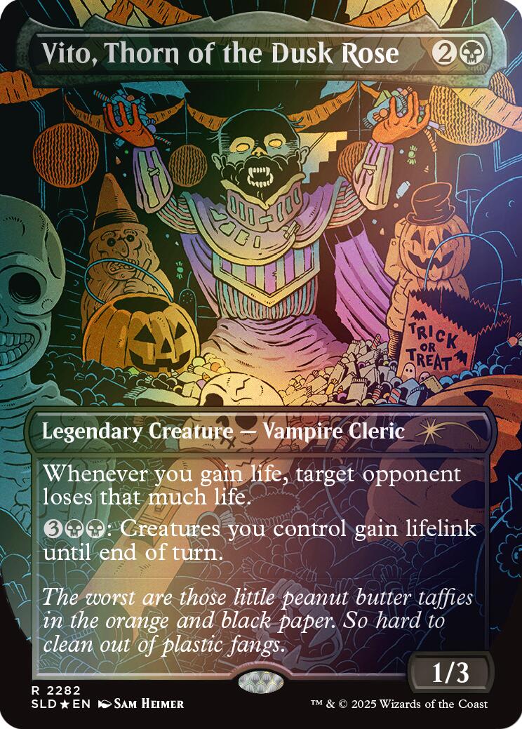 Vito, Thorn of the Dusk Rose (Rainbow Foil) [Secret Lair Drop Series] | Card Merchant Takapuna