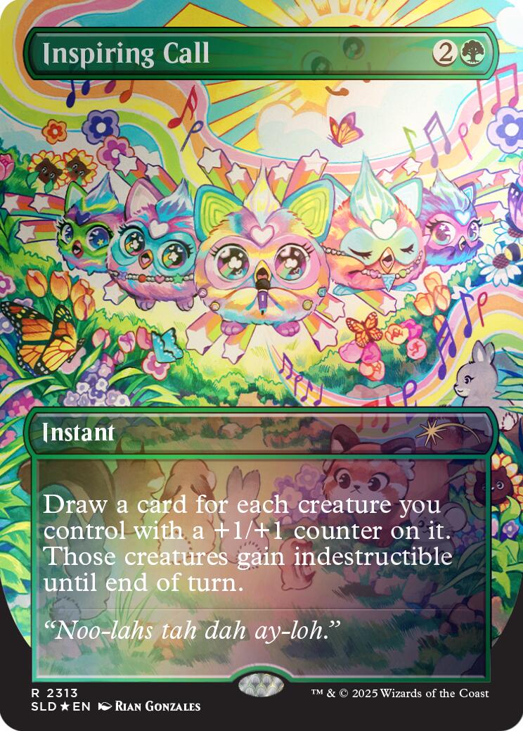 Inspiring Call (Rainbow Foil) [Secret Lair Drop Series] | Card Merchant Takapuna