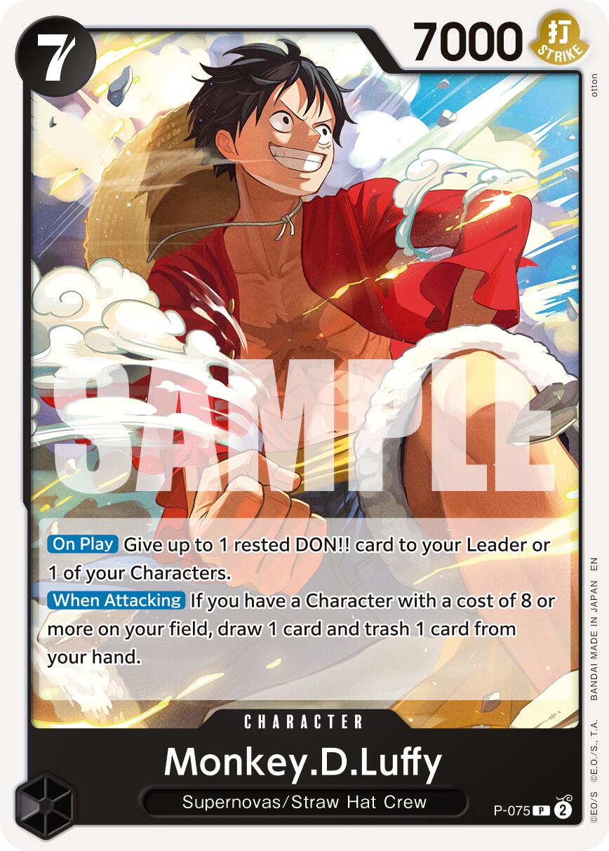 Monkey.D.Luffy (P-075) (Pirate Foil) [Premium Booster -The Best- Vol. 2] | Card Merchant Takapuna