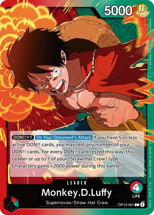 Monkey.D.Luffy [Carrying On His Will] | Card Merchant Takapuna