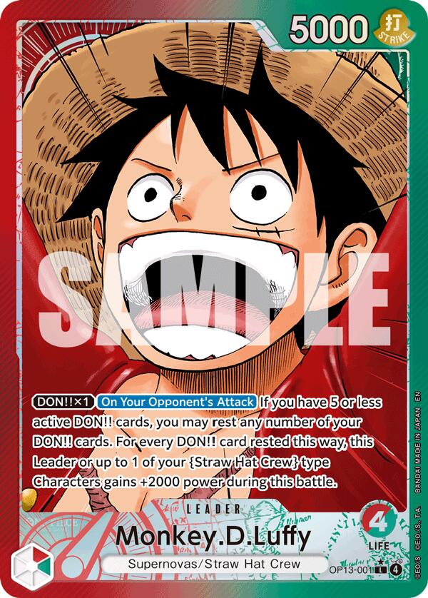 Monkey.D.Luffy (Alternate Art) [Carrying On His Will] | Card Merchant Takapuna
