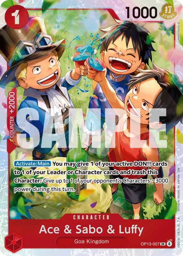Ace & Sabo & Luffy [Carrying On His Will] | Card Merchant Takapuna