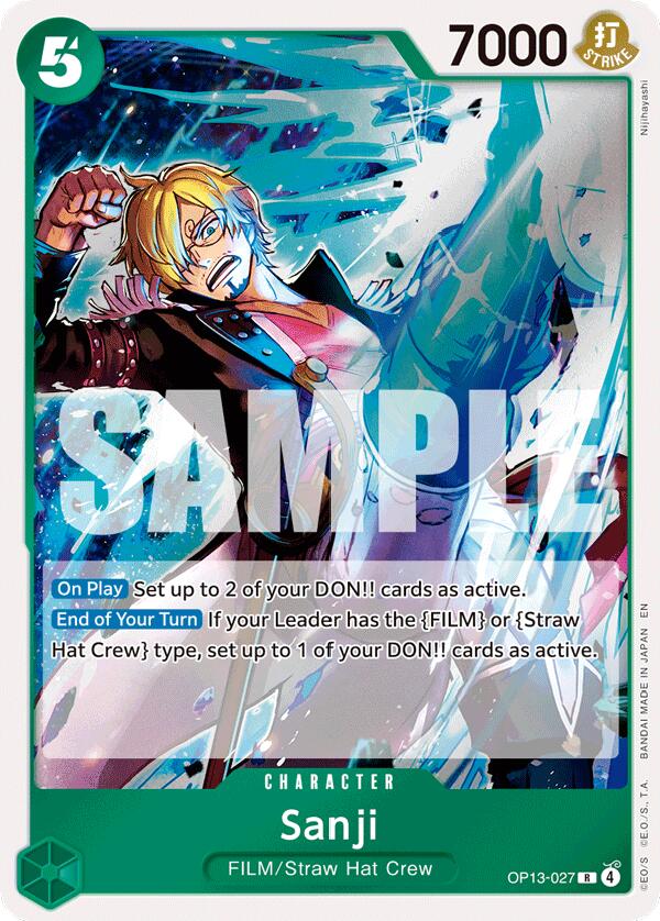 Sanji [Carrying On His Will] | Card Merchant Takapuna