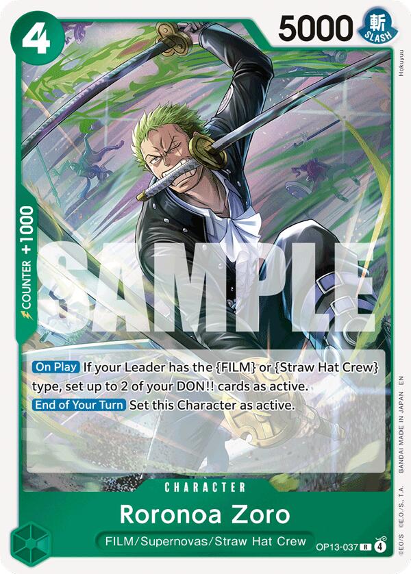 Roronoa Zoro [Carrying On His Will] | Card Merchant Takapuna