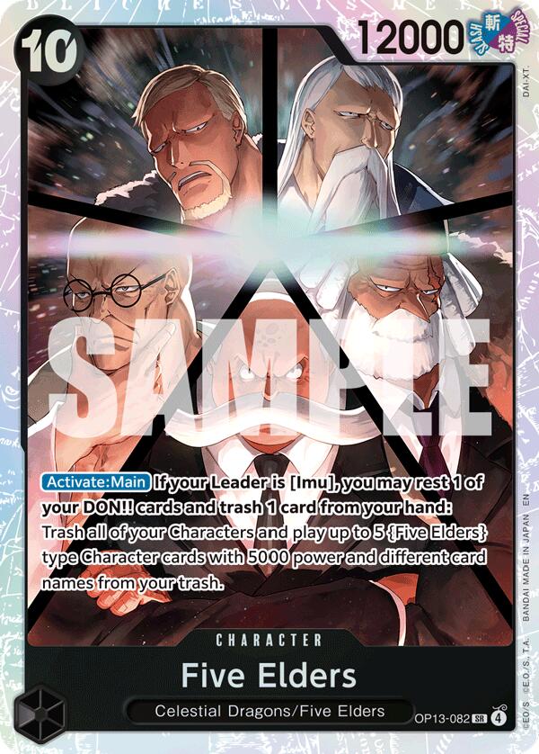 Five Elders [Carrying On His Will] | Card Merchant Takapuna