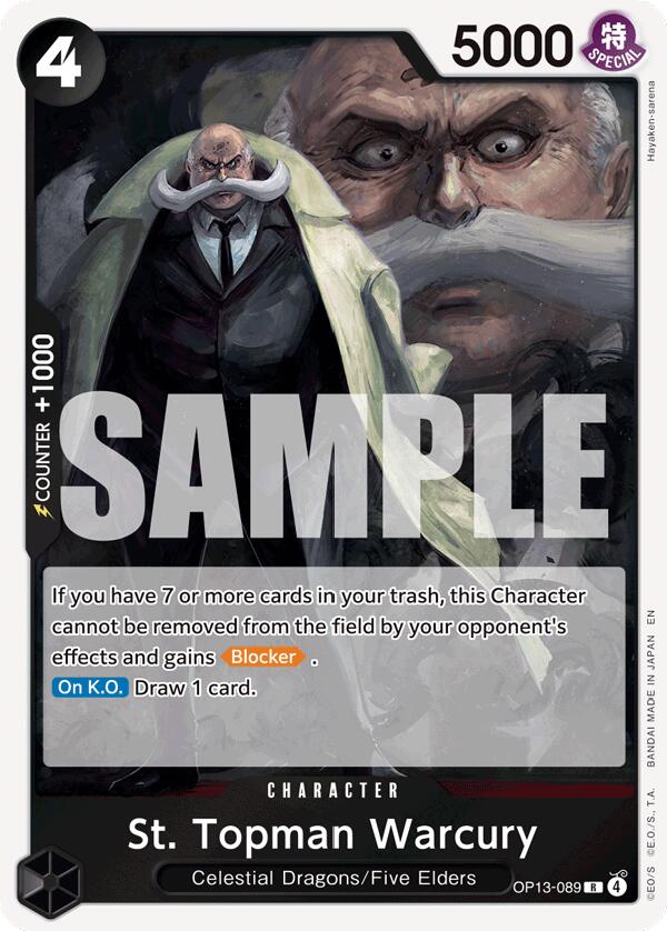 St. Topman Warcury [Carrying On His Will] | Card Merchant Takapuna