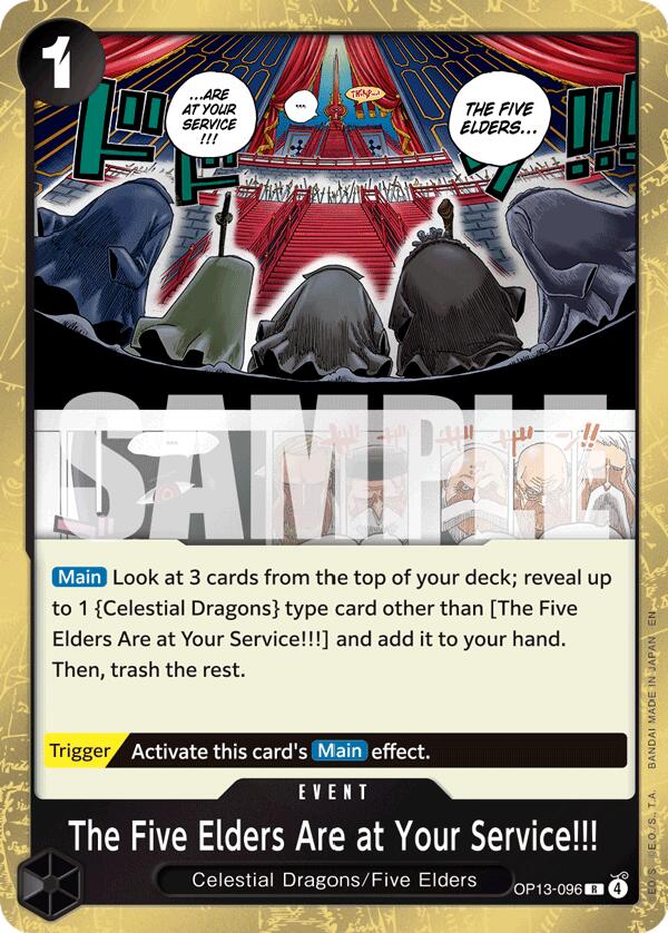 The Five Elders Are at Your Service!!! [Carrying On His Will] | Card Merchant Takapuna