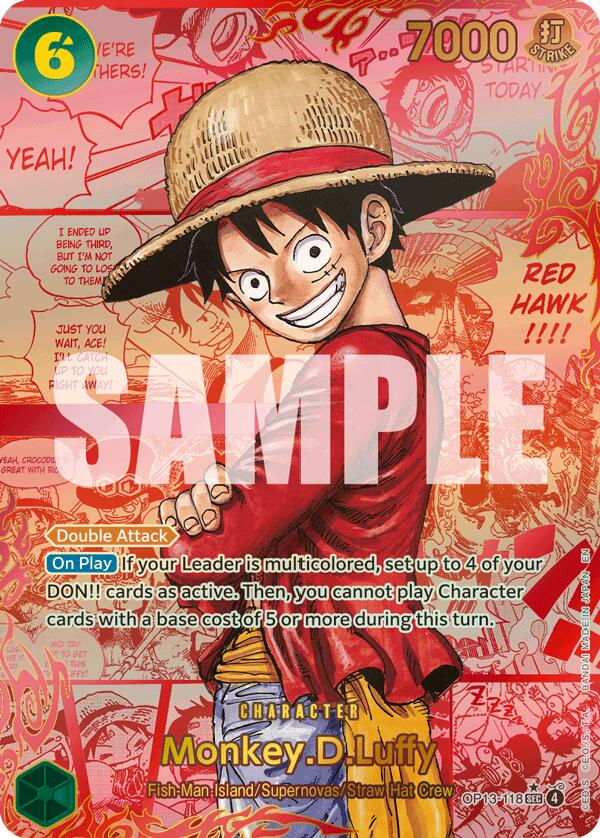 Monkey.D.Luffy (3rd Anniversary) [Carrying On His Will] | Card Merchant Takapuna