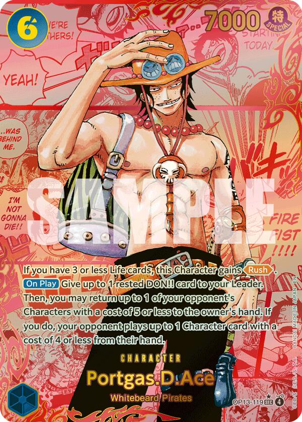 Portgas.D.Ace (3rd Anniversary) [Carrying On His Will] | Card Merchant Takapuna