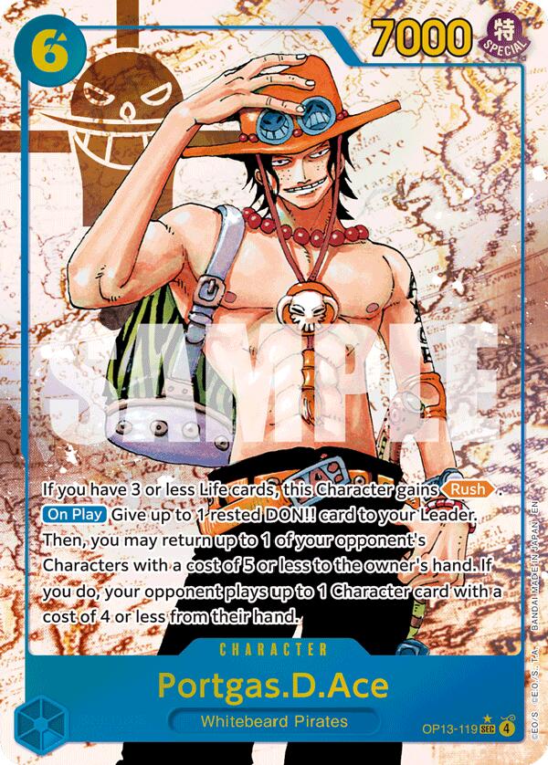 Portgas.D.Ace (Parallel) [Carrying On His Will] | Card Merchant Takapuna