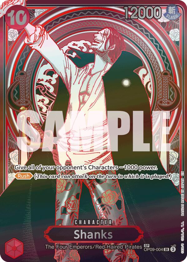 Shanks (OP09-004) (SP) (Silver) [Carrying On His Will] | Card Merchant Takapuna
