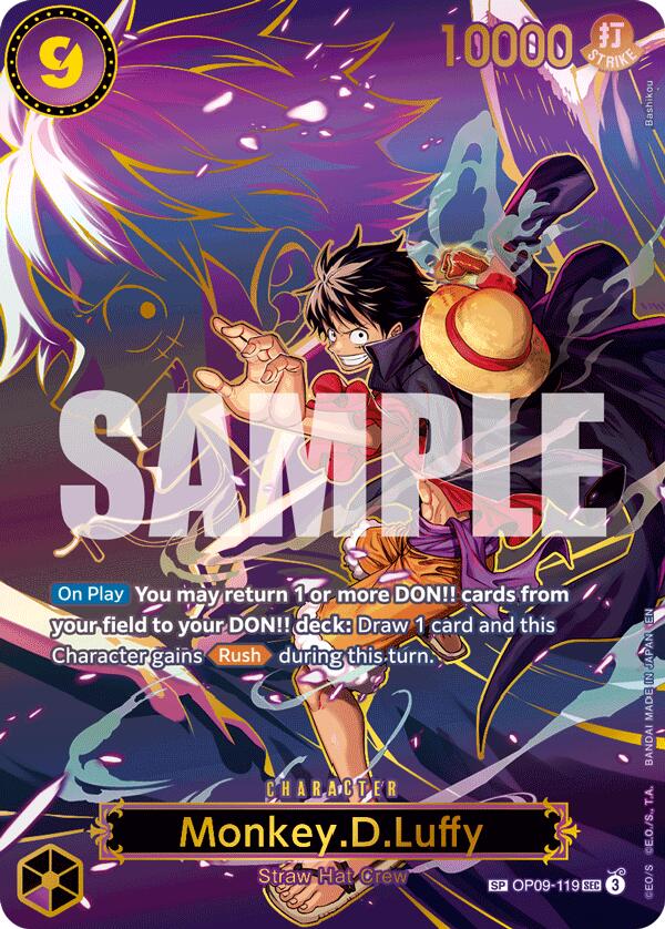 Monkey.D.Luffy (OP09-119) (SP) [Carrying On His Will] | Card Merchant Takapuna