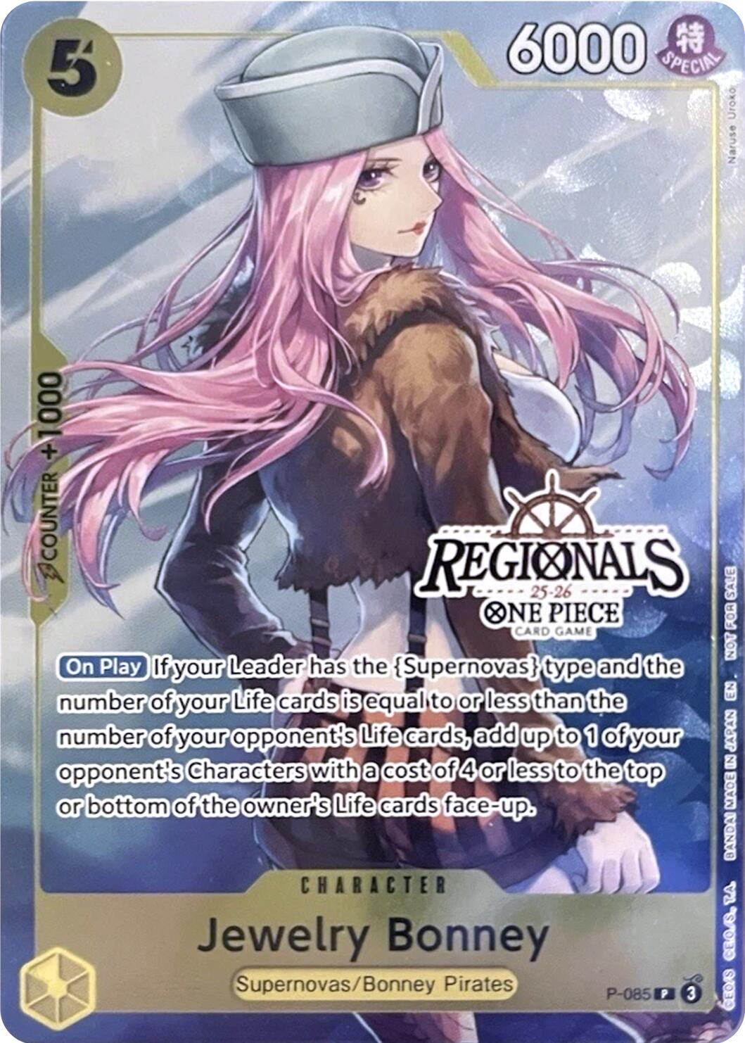 Jewelry Bonney (CS 25-26 Regionals Textured Chase Promo) [One Piece Promotion Cards] | Card Merchant Takapuna