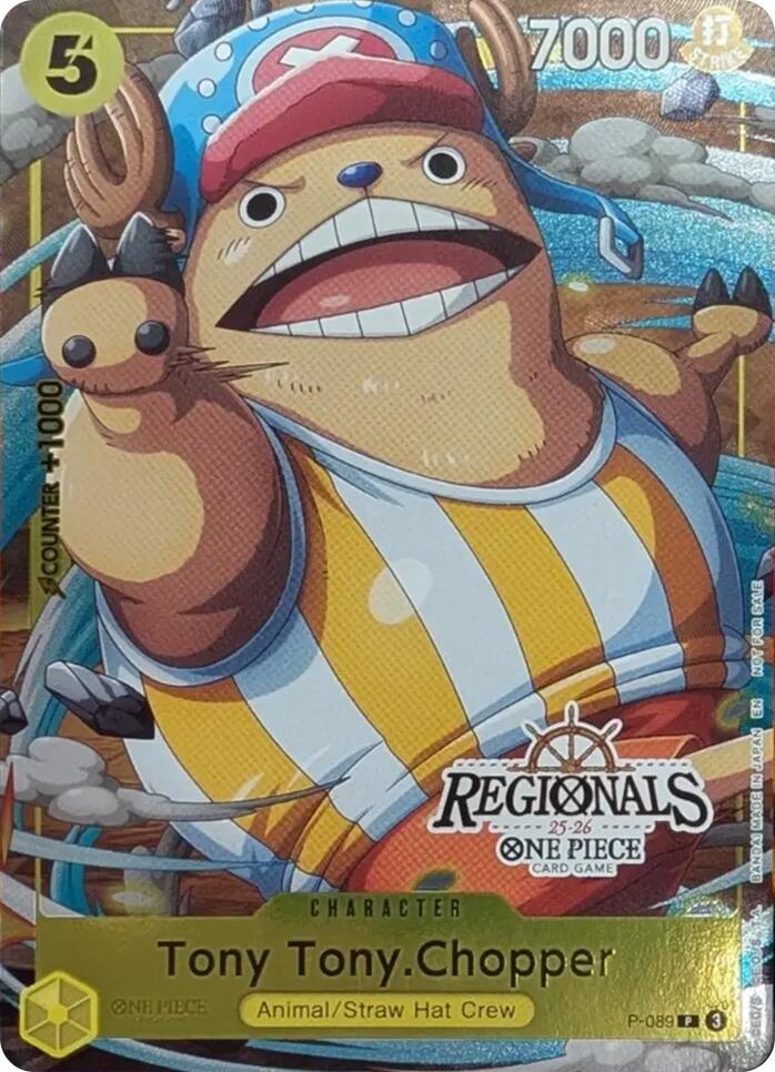 Tony Tony.Chopper (CS 25-26 Regionals Textured Chase Promo) [One Piece Promotion Cards] | Card Merchant Takapuna