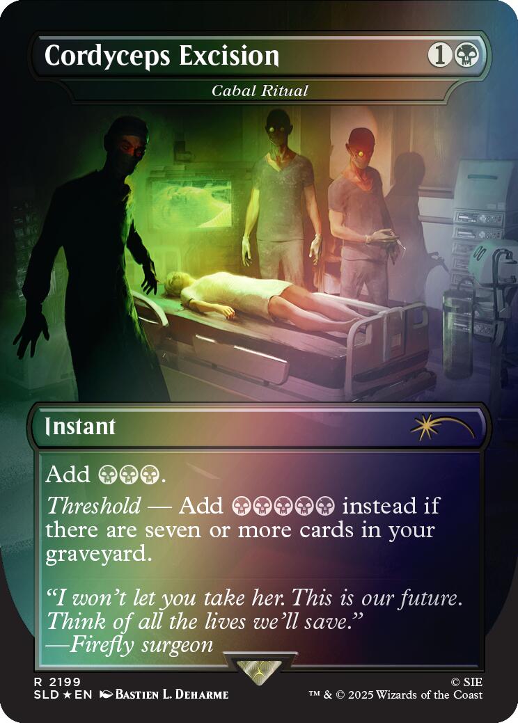 Cordyceps Excision - Cabal Ritual (Rainbow Foil) [Secret Lair Drop Series] | Card Merchant Takapuna