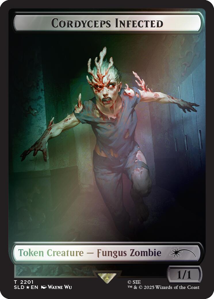 Cordyceps Infected Token (2201) (Rainbow Foil) [Secret Lair Drop Series] | Card Merchant Takapuna