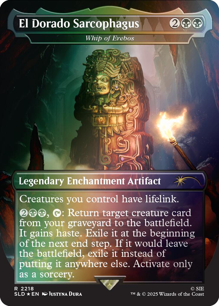 El Dorado Sarcophagus - Whip of Erebos (Rainbow Foil) [Secret Lair Drop Series] | Card Merchant Takapuna