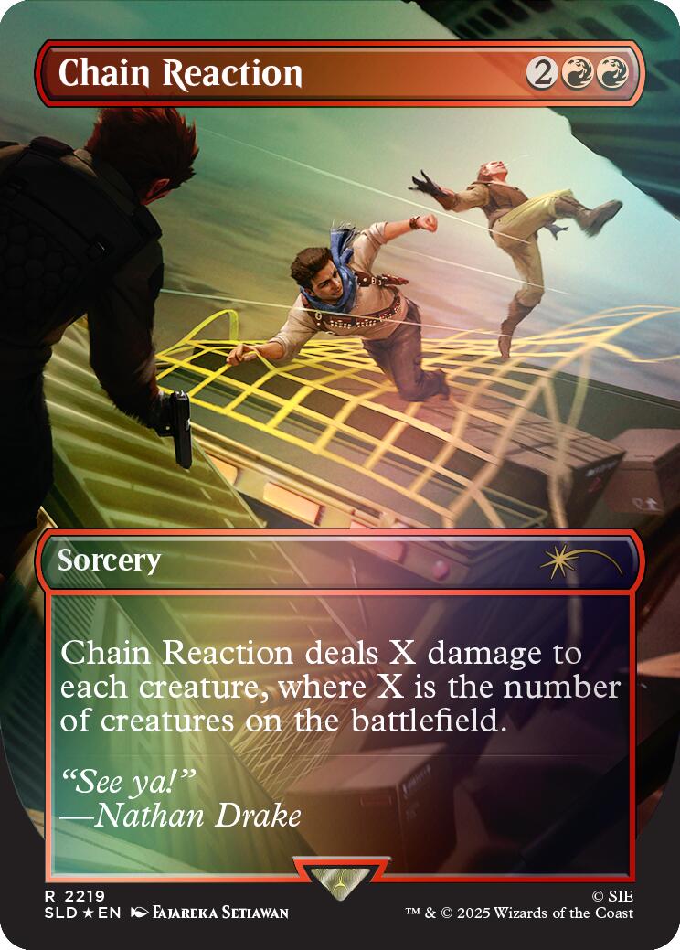 Chain Reaction (Rainbow Foil) [Secret Lair Drop Series] | Card Merchant Takapuna