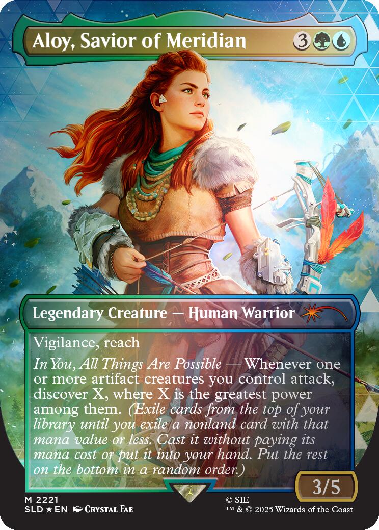 Aloy, Savior of Meridian (Rainbow Foil) [Secret Lair Drop Series] | Card Merchant Takapuna