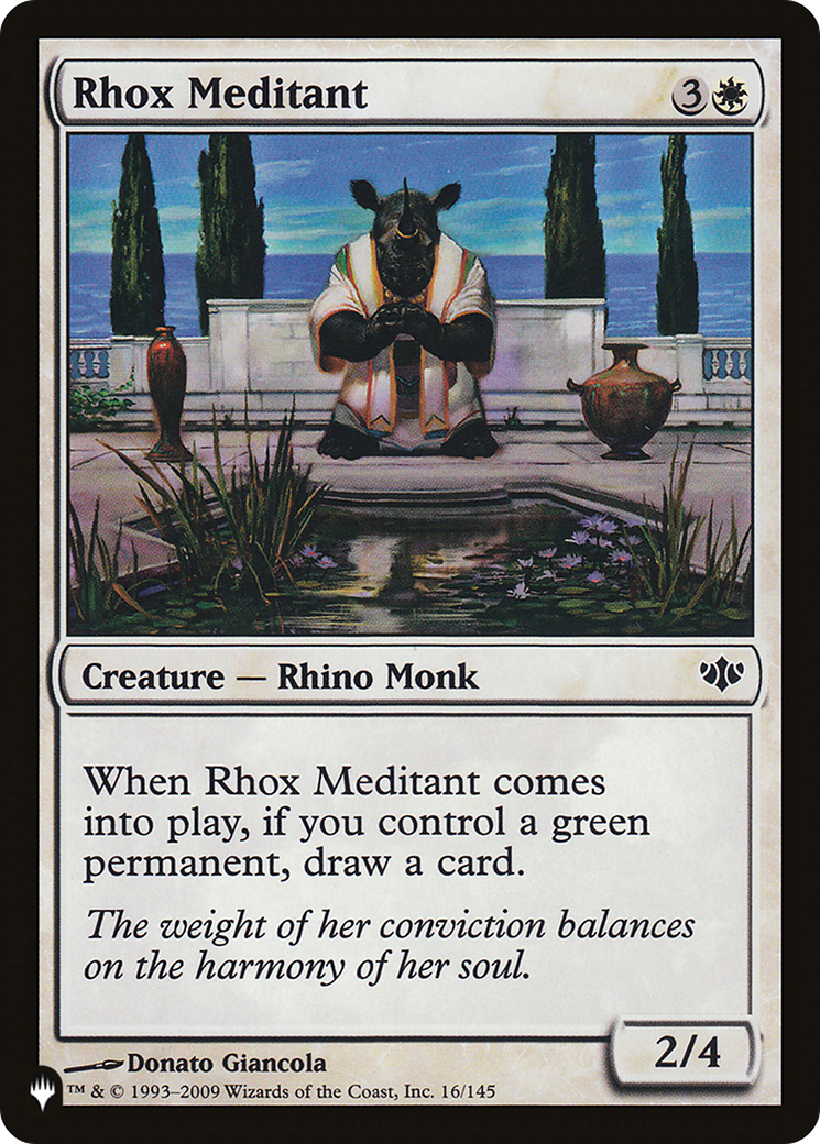Rhox Meditant [The List] | Card Merchant Takapuna