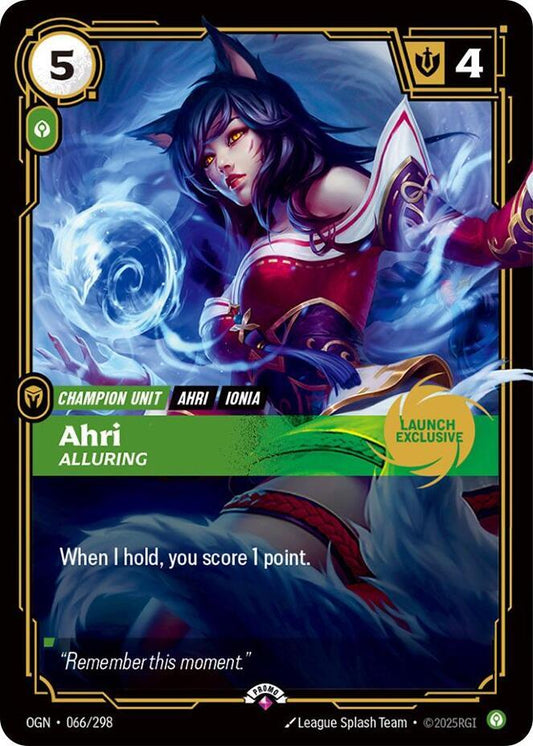 Ahri, Alluring (Launch Exclusive) [Origins]