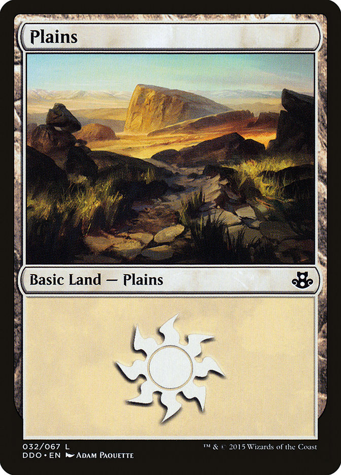 Plains (32) [Duel Decks: Elspeth vs. Kiora] | Card Merchant Takapuna
