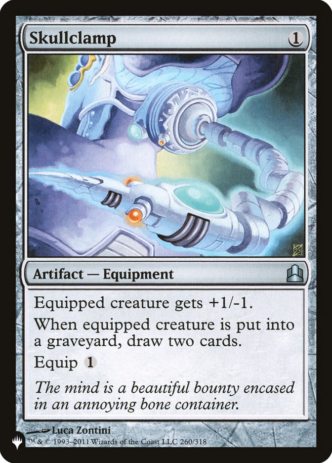 Skullclamp [The List] | Card Merchant Takapuna